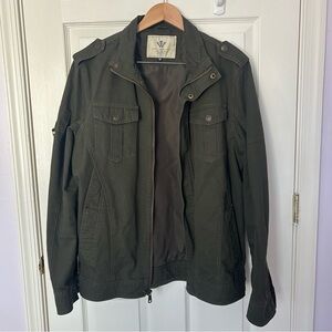 Men’s Wenven Olive Aviator Jacket